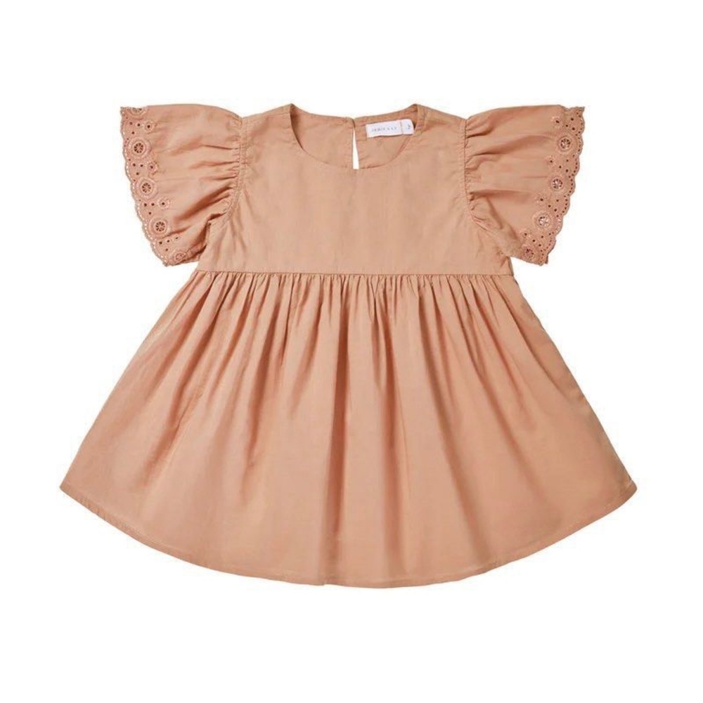 Jamie Kay Organic Cotton Chloe Dress - Size 4 - Clementine